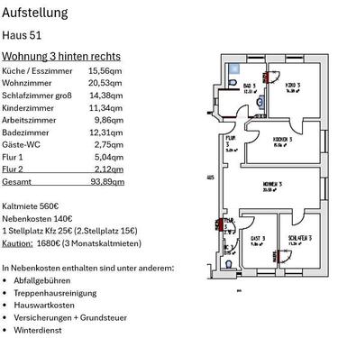 Foto - 4 Zimmer Erdgeschoßwohnung zur Miete in Pressig