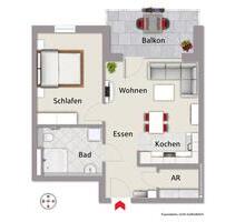 NEUBAU: Moderne 1 - 2 Zimmer Wohnungen mit Komfort und Betreuung in Nürnberg-Katzwang