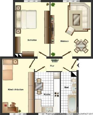 Foto - 3 Zimmer Etagenwohnung zur Miete in Dresden