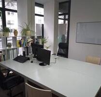 Gepflegte Open-Desk im Jugendstil-Altbau: flexibel, möbliert, Firmenschild - Wuppertal Gemarkung Ronsdorf
