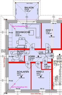 Foto - Schöne 4-Raum-Wohnung mit EBK und Balkon in Obernberg am Inn