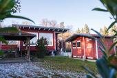 Foto - Rotes Schwedenhaus mit Seeblick