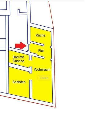 Foto - 2 Zimmer Dachgeschoßwohnung zur Miete in Aschersleben