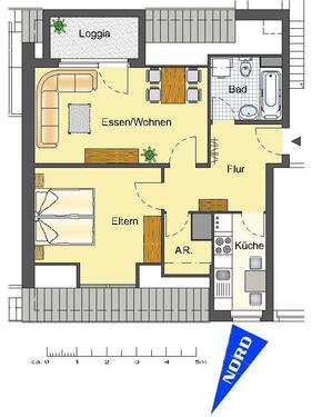 Foto - 2 Zimmer Etagenwohnung zur Miete in Recklinghausen