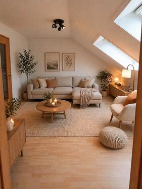Foto - DG-Wohnung, 3 ZKB, ca. 52qm, kein Balkon