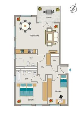 Foto - 3 Zimmer Etagenwohnung zur Miete in Münster