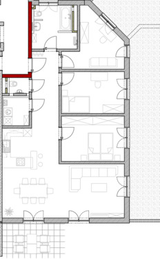 Foto - 4 Zimmer Erdgeschoßwohnung zur Miete in Mindelheim