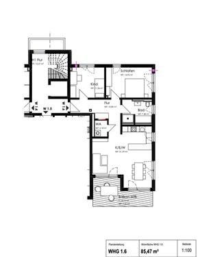 Foto - 3 Zimmer Etagenwohnung zur Miete in Kellmünz an der Iller