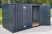 Foto - Gartencontainer 3m x 2m Schnellbaucontainer Gartenhaus Container