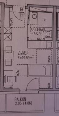 Foto - 1 Zimmer Etagenwohnung in Augsburg