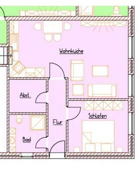 Foto - Mietwohnung Kernsaniert - 720,00&nbsp;EUR Kaltmiete, ca.&nbsp; 60,00&nbsp;m&sup2;
