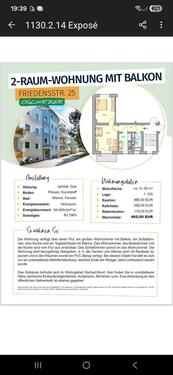 Foto - 2-Raum Wohnung - 465,00&nbsp;EUR Kaltmiete, ca.&nbsp; 51,00&nbsp;m&sup2;