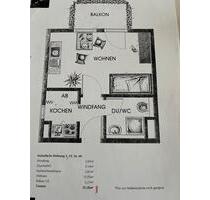 Wohnung in Nürnberg mit Balkon - 520,00&nbsp;EUR Kaltmiete, ca.&nbsp; 25,50&nbsp;m&sup2; in Heilsbronn (PLZ: 91560)