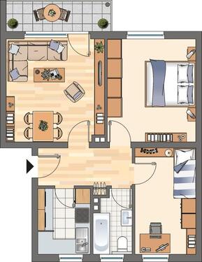 Foto - 3.5 Zimmer Etagenwohnung zur Miete in Castrop-Rauxel