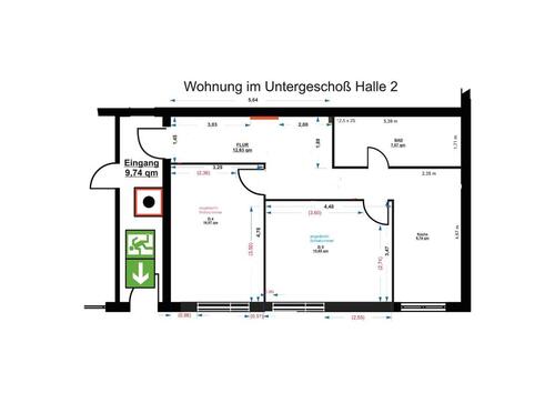 Foto - Wohnung, möbliert - 520,00 EUR Kaltmiete,
