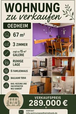 Foto - 3-Zimmerwohnung in Oedheim in ruhiger Lage, nahe Feldrand