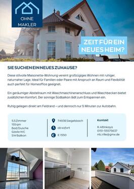 Foto - 5,5 Zimmer Wohnung 160qm - 1.650,00&nbsp;EUR Kaltmiete, ca.&nbsp; 160,00&nbsp;m&sup2;
