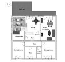 Kernsanierte Wohnung mit großem Balkon in Gerderath - Erkelenz
