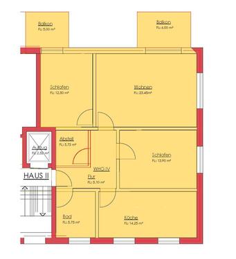 Foto - Etagenwohnung zur Miete in Waren (Müritz)