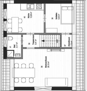 Foto - Ruhige Renovierte DG-Wohnung, Rostrup