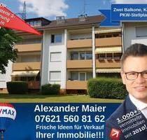 Helle und gut geschnittene 3-Zi Wohnung zentral in Lörrach mit zwei Balkonen