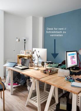 Foto - Desk available, shared art Studio Neukölln with gallery for shows