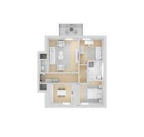Helle 3-Zimmer-Wohnung mit Süd-West-Balkon, ruhige Sackgassenlage - Lingen (Ems)