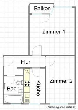 Foto - 2 Zimmer Etagenwohnung in Kassel
