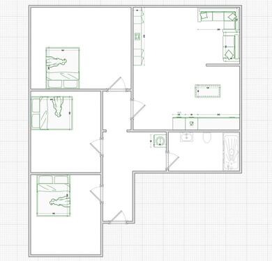 Foto - Etagenwohnung zur Miete in Gröbenzell