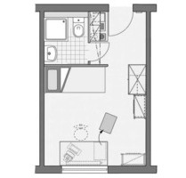 Nur für Studenten Only for Students !!: Einzelapartment zur Zwis - Dortmund Hombruch