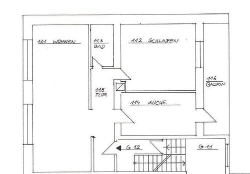 Foto - 2 Zimmer Etagenwohnung zur Miete in Oberthal