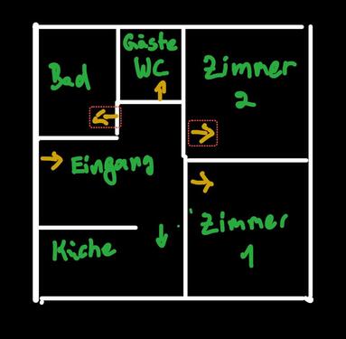 Foto - 2ZKB in Völklingen Stadtmitte - 500,00&nbsp;EUR Kaltmiete, ca.&nbsp; 60,00&nbsp;m&sup2;