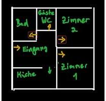 2ZKB in Völklingen Stadtmitte - 500,00&nbsp;EUR Kaltmiete, ca.&nbsp; 60,00&nbsp;m&sup2; in Völklingen (PLZ: 66333)