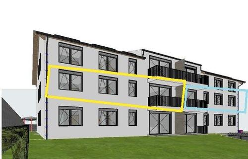Foto - 4,5 Zi-Wohnung mit Balkon,Neubau, nur mit Wohnberechtigungsschein