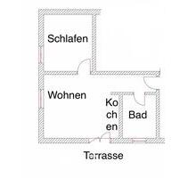 Single-Wohnung Nieste: 2ZKB, Dusche&Badewanne, Terrasse