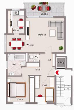 Foto - 3 Zimmer Etagenwohnung in Solingen