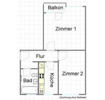 Kassel Zentrum: 2ZKBB, ruhige Lage