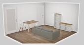 Foto - möbliertes 2-Zimmer-Appartement mit Balkon