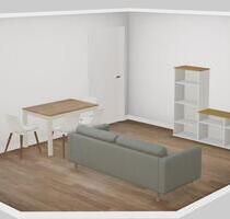 möbliertes 2-Zimmer-Appartement mit Balkon - Burg