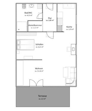 Foto - Mietwohnung Bad Griesbach - 440,00 EUR Kaltmiete,