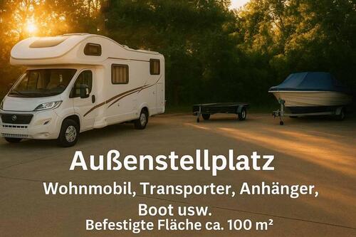 Foto - Abstellfläche Stellplatz Winterstellplatz Parkplatz Wohnmobil