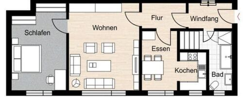 Foto - 3 Zimmer Erdgeschoßwohnung zur Miete in Birkenfeld
