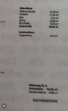 Foto - 2 Zimmer Dachgeschoßwohnung zur Miete in Rosbach vor der Höhe