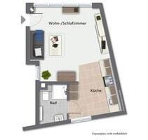 1-Zimmer Appartment - Erdgeschosswohnung 450€ +NK - Albstadt