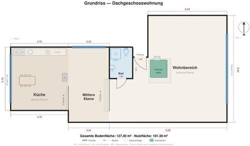 Foto - Dachgeschoßwohnung in Dachsberg (Südschwarzwald) zur Miete