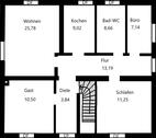 Foto - 4 Zimmer Dachgeschoßwohnung zur Miete in Illingen