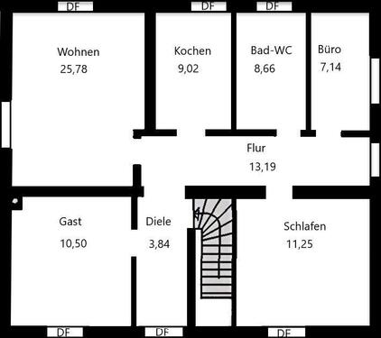 Foto - 4 Zimmer Dachgeschoßwohnung zur Miete in Illingen