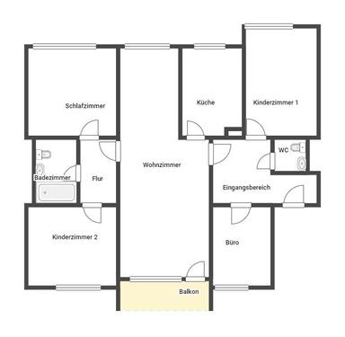 Foto - 5 Zimmer Etagenwohnung zur Miete in Koblenz