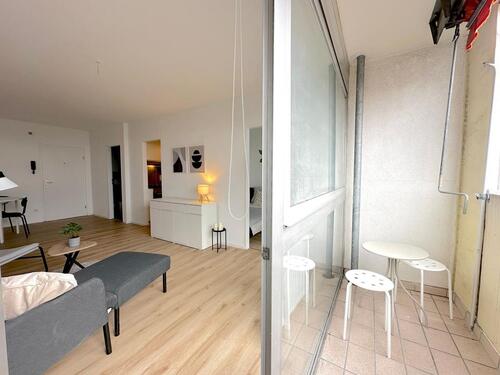 Foto - Exklusive 2-Zimmer-Wohnung im 15. Stock – voll möbliert mit Skylineblick