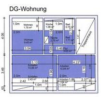 3ZKB Dachgeschosswohnung mit Außenstellplatz in Ruchheim - Ludwigshafen am Rhein Ludwigshafen-Oggersheim